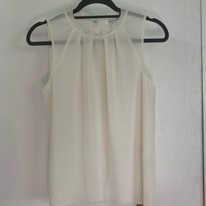 Rose + Olive tank top | winter white | sz Small